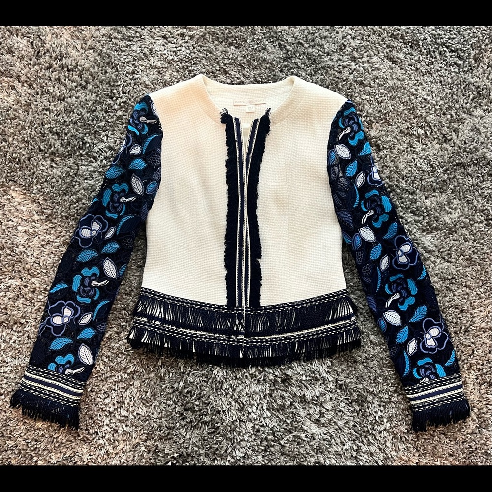 Boston Proper Woven Jacket